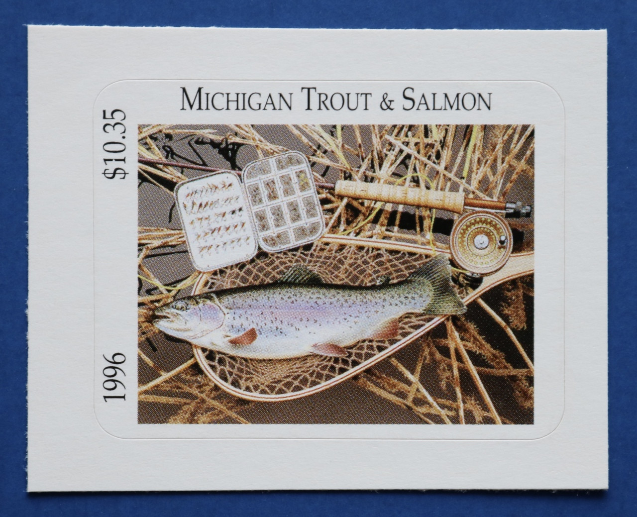 U.S. (MITS29) 1996 Michigan Trout & Salmon Stamp Great Lakes Stamps