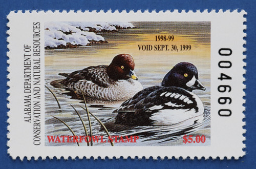 1998 Alabama State Duck Stamp (AL20)
