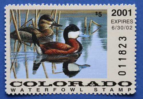 2001 Colorado State Duck Stamp (CO12)