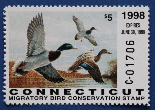 1998 Connecticut State Duck Stamp (CT06)