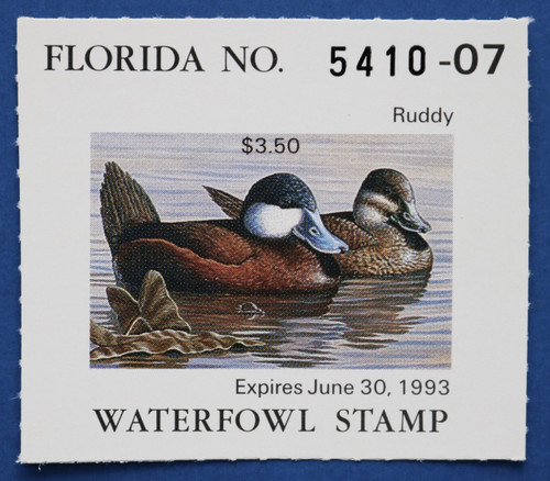 1992 Florida State Duck Stamp (FL14)