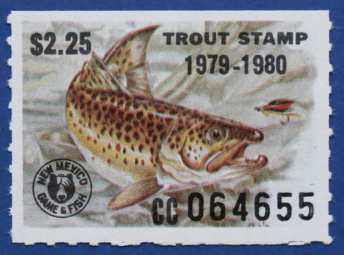 1979 New Mexico Trout Stamp (NMT20)