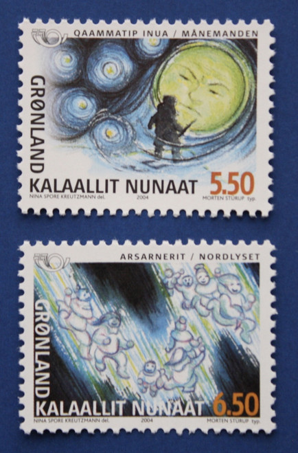 Greenland (427-428) 2004 Norse Mythology singles set