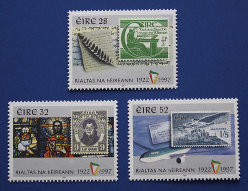 Ireland (1082-1084) 1997 Irish State 75th Anniversary singles set