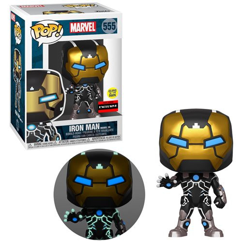 Funko Pop! Marvel: Iron Man Model 39 [GITD] (#674) AAA Anime Exclusive