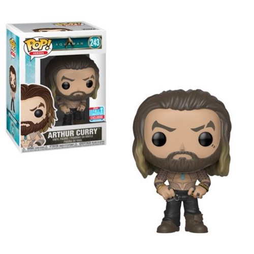 Funko Pop! Heroes: Aquaman - Arthur Curry [Shirtless] (#243) 2018 Fall Convention Exclusive