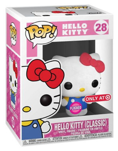 Pop! Sanrio: Hello Kitty - Hello Kitty (Classic) (#28) Flocked - Target Exclusive
