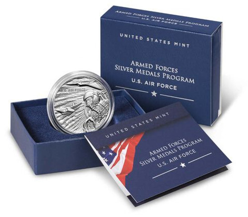 2022 Armed Forces Silver Medal Program - U.S. Air Force One Ounce Silver Medal (SAF1)
