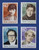 New Zealand (946-949) 1989 Authors singles set