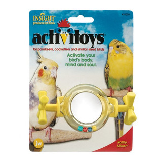 Activitoy Rattle Mirror Bird Toy