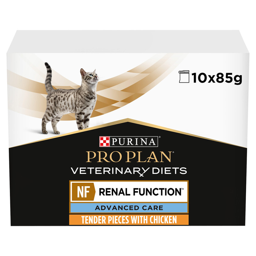 Veterinary Diets NF Renal Function Wet Cat Food Chicken Advanced Care