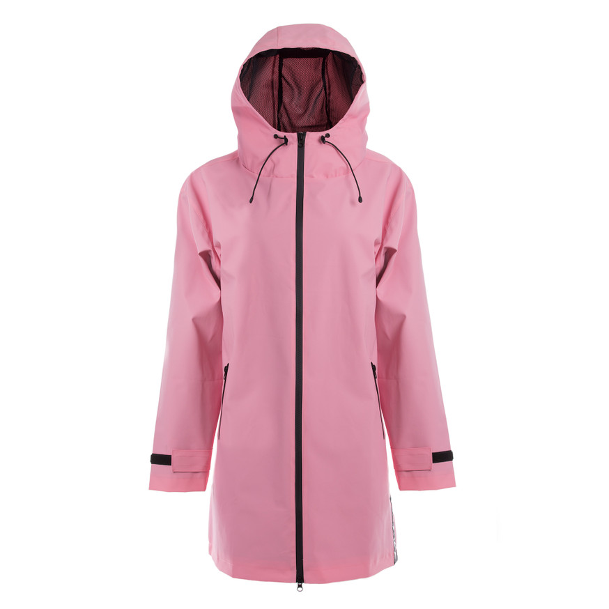 Human Visibility Raincoat, Women - XS pink, S-M pink, L-XL pink