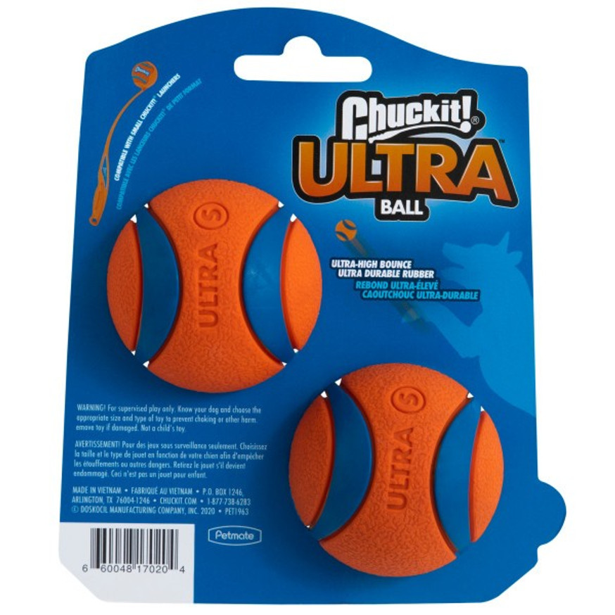 Ultra Ball - Pack of 2 Small Balls (4.8 cm)
