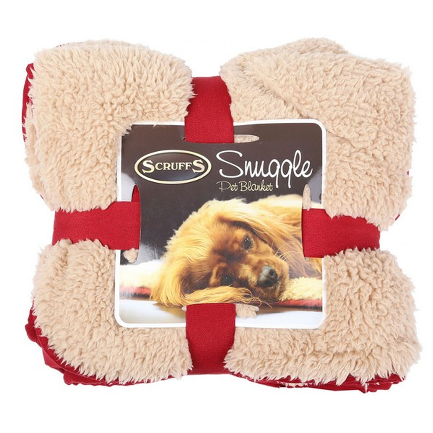 Snuggle Dog Blanket - Burgandy