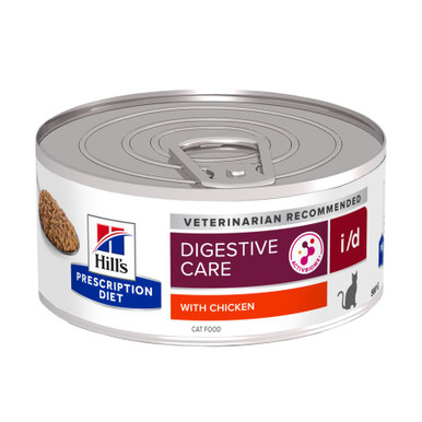 Prescription Diet i/d Digestive Care Canned Wet Cat Food with Chicken