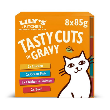 Tasty Cuts in Gravy Wet Adult Cat Food Mixed Multipack