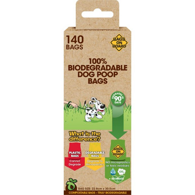 100% Biodegradable Corn Starch Poop Bag Rolls