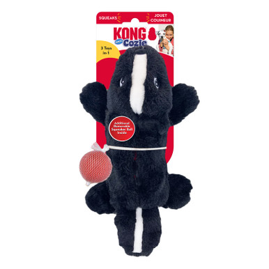 KONG Cozie Pocketz Skunk Dog Toy