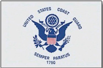 Coast Guard 2X3' Solar-Max Dyed Nylon Outdoor Flag