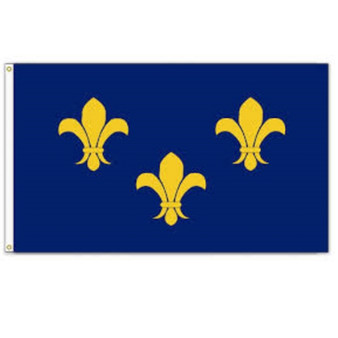 Fleur de Lis 3X5' Light Weight Polyester Flag