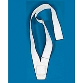 White, Single Web, Cloth Carrying Belt