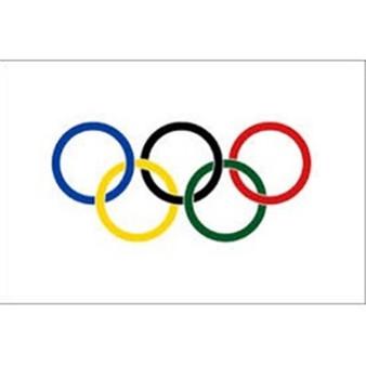 Intn'l Olympic Flag - 5 Rings Only 3X5' (no USA)