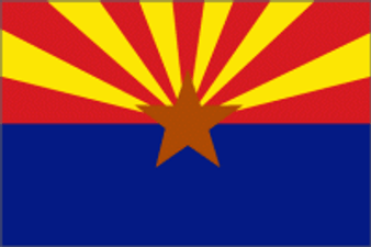 Arizona 10 X15' Solar-Max Dyed Outdoor Nylon Flag