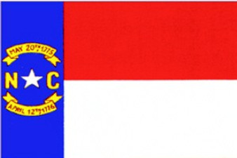 North Carolina 12 x 18in Solar-Max Dyed Nylon Outdoor Flag
