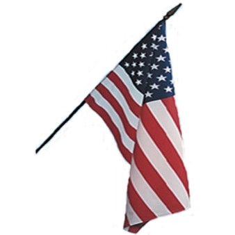 US 24x36" Silky Rayon, Printed Flag