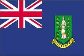 British Virgin Islands 2X3' Solar-Max Dyed Nylon Outdoor Flag