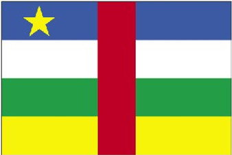 Central African Republic 3X5' Solar-Max Dyed Nylon Outdoor Flag