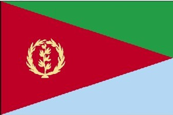 Eritrea 2X3' Solar-Max Dyed Nylon Outdoor Flag