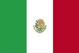 Mexico 3X5' Solar-Max Dyed Nylon Outdoor Flag