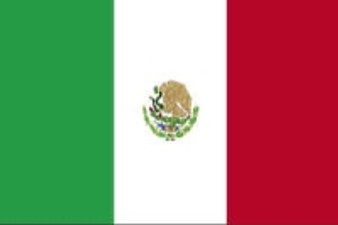 Mexico 5X8' Solar-Max Dyed Nylon Outdoor Flag