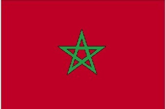 Morocco 3X5' Solar-Max Dyed Nylon Outdoor Flag
