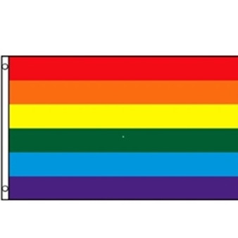Rainbow Flag, 3X5' Sewn Nylon