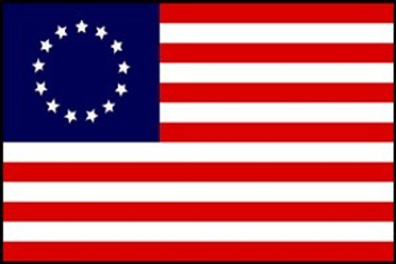 Betsy Ross 3X5' 200 Denier Nylon Outdoor Flag