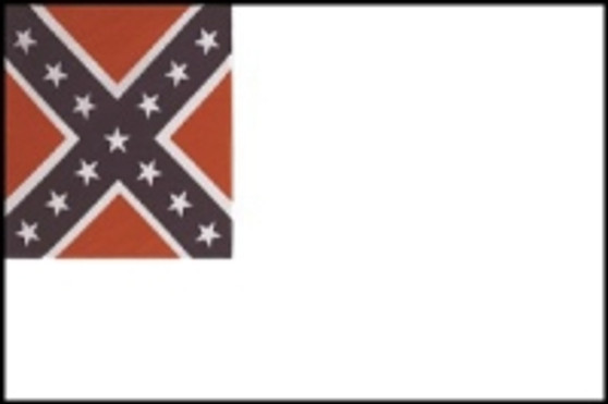 2nd Confederate 3X5' Light Weight Polyester Flag