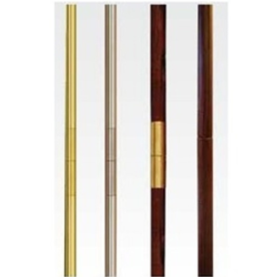 2-Piece Gold 7'X1" Aluminum Pole