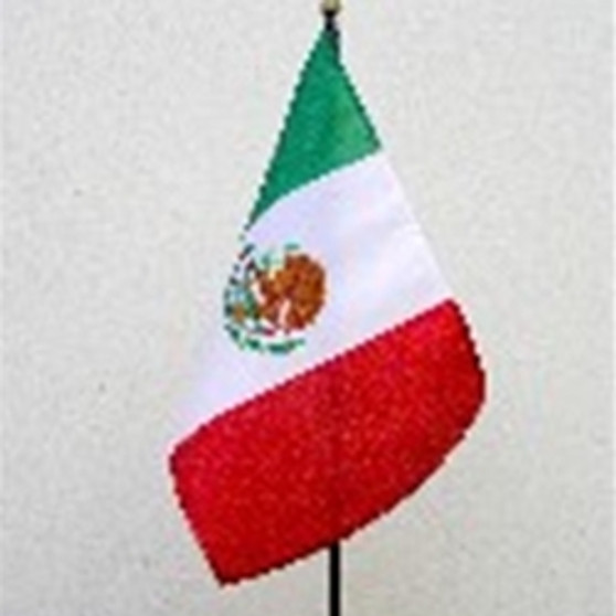 Mexico 4X6" Rayon Mtd Pl