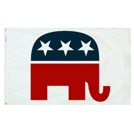 Republican Party 3x5' Light Weight Polyester Flag - Imported