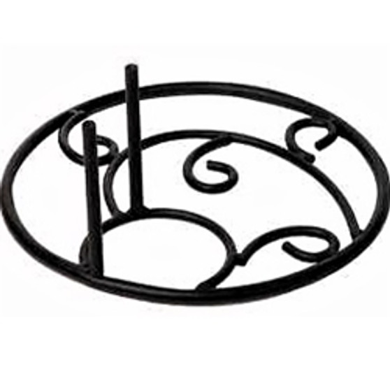 Swirl Garden Flag Stand