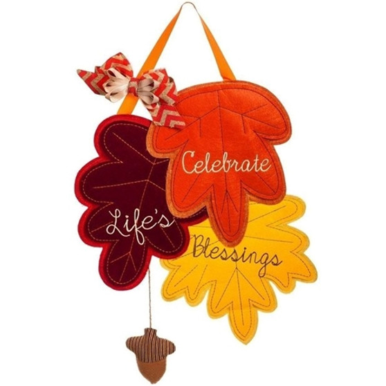 Celebrate Blessings Door Hanger