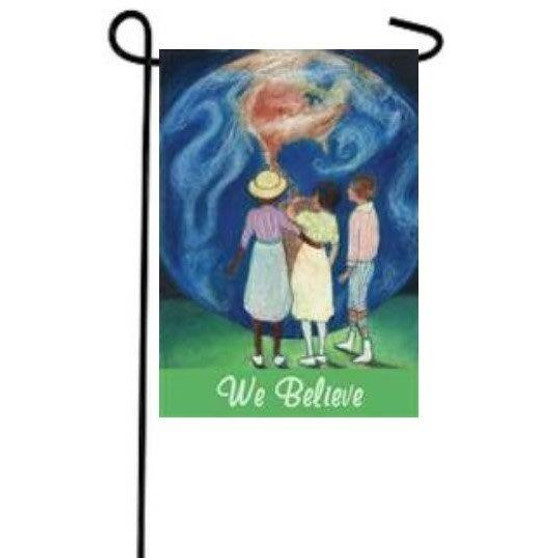 We Believe Decorative Garden Flag 15.5" x 18"