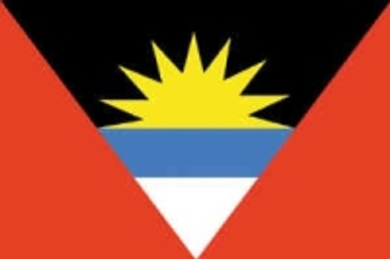 Antigua Barbuda 2X3' Solar-Max Dyed Nylon Outdoor Flag