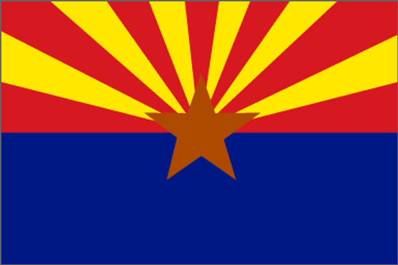 Arizona 4 X 6' Solar-Max Dyed outdoor nylon flag