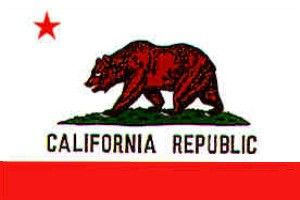California 2 X 3' Solar-Max Dyed Nylon Outdoor Flag