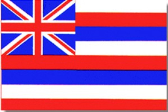 Hawaii 4 X 6' Solar-Max Dyed outdoor nylon flag