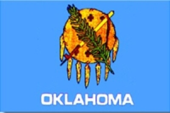 Oklahoma 12 x 18in Solar-Max Dyed Nylon Outdoor Flag