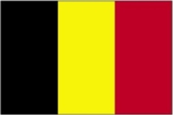 Belgium 2X3' Solar-Max Dyed Nylon Outdoor Flag